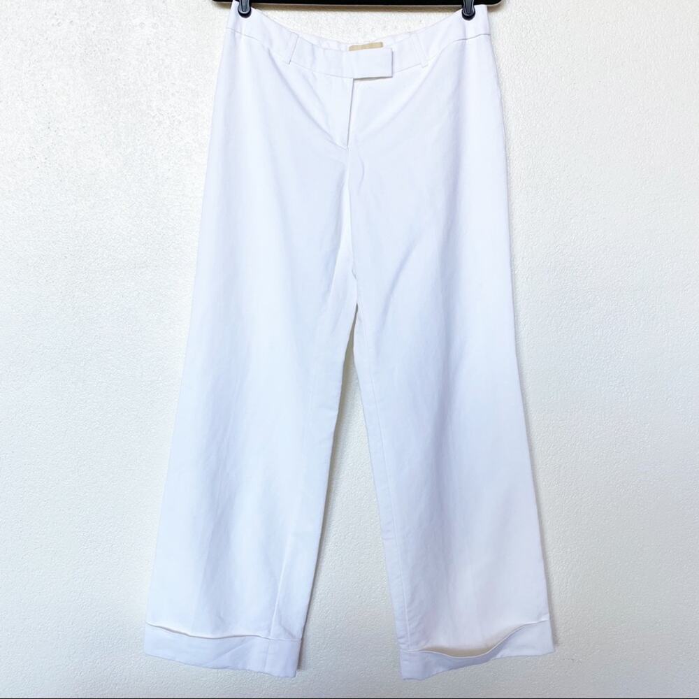 Michael Kors Cuffed Hem Trouser Pants White Size 31